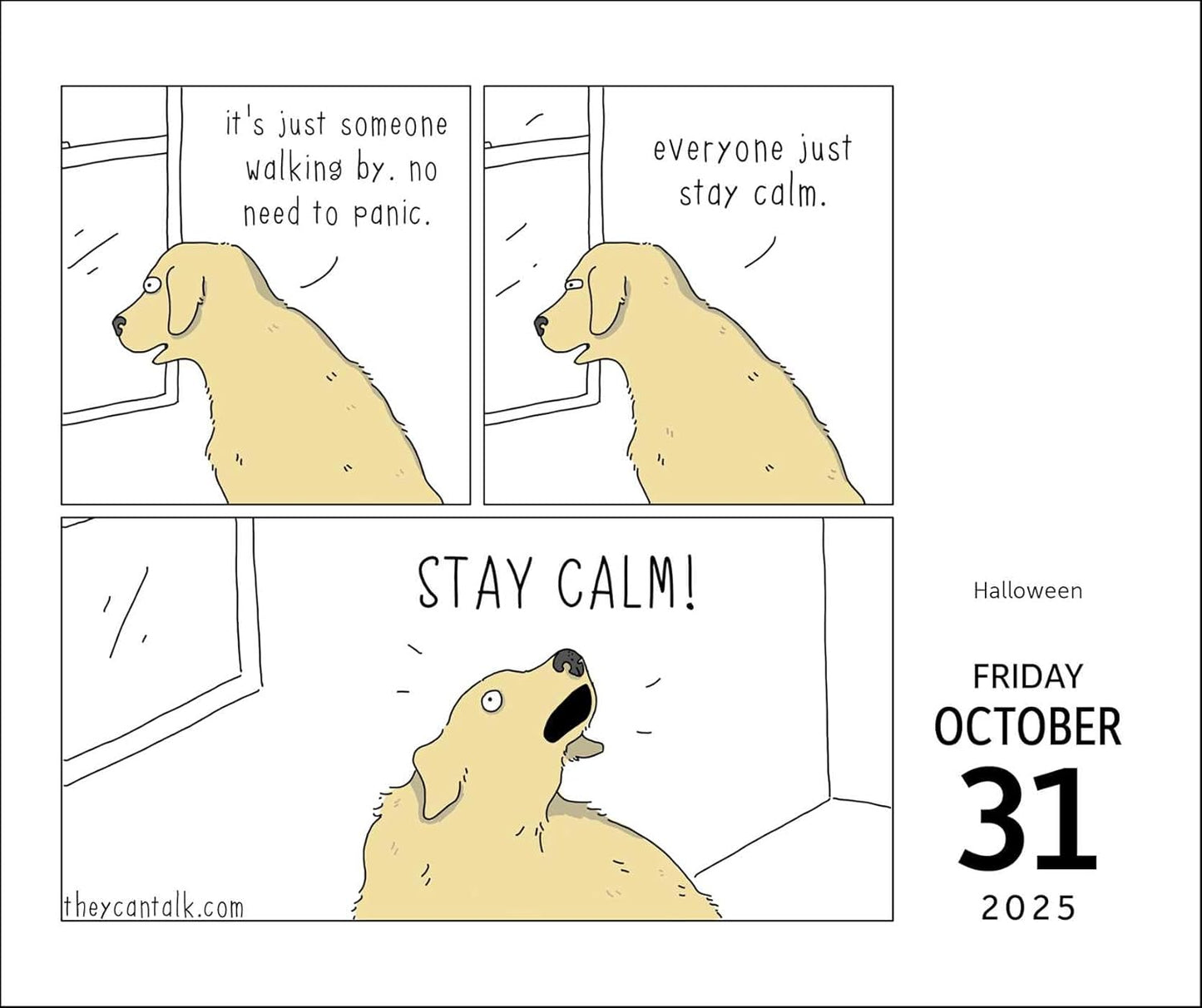 They Can Talk: 2025 Day-To-Day Calendar
