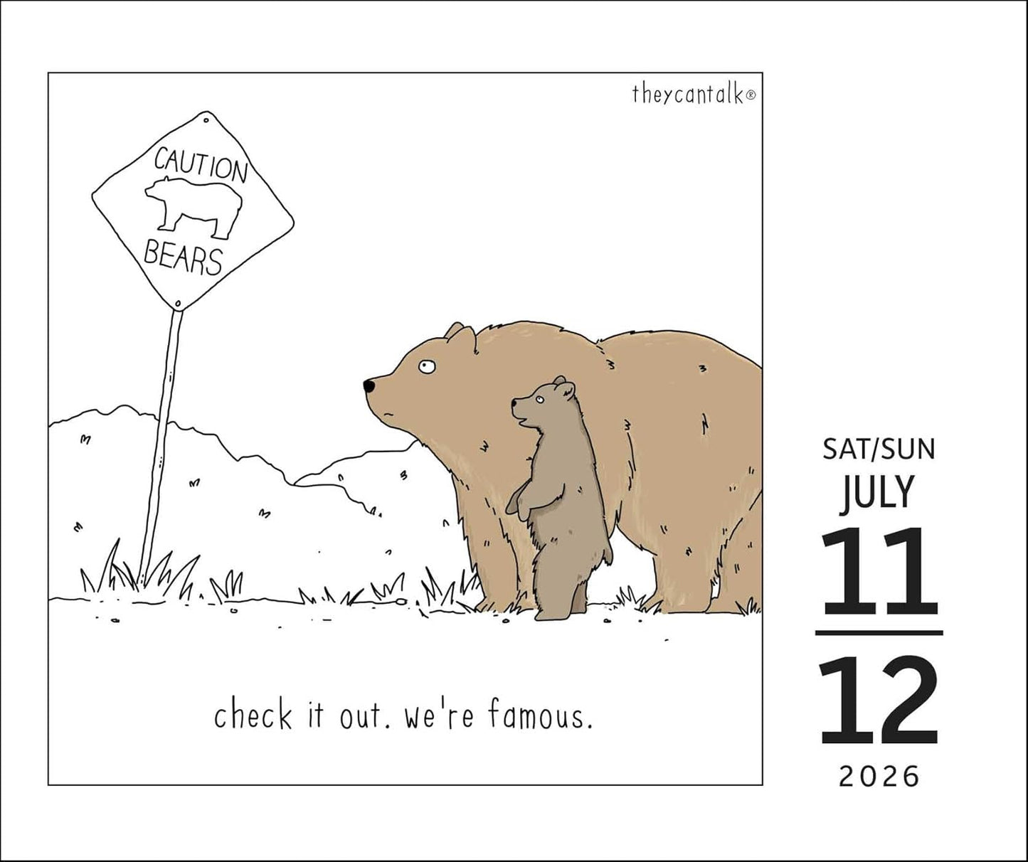 They Can Talk Comics 2026 Day-To-Day Calendar: You Gotta Smell This